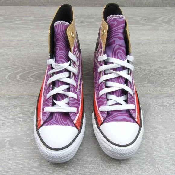 Converse x Wonka CTAS HI Women's Size 8 Pixel Purple White Sneakers NEW - Picture 6 of 14